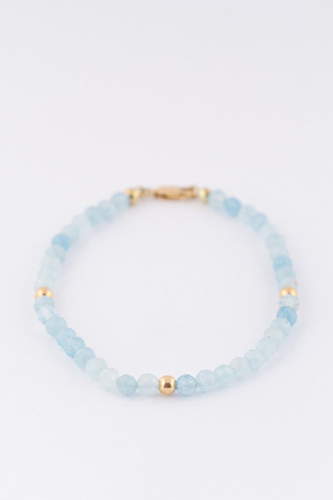 Aquamarijn armband