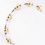White/yellow gold link bracelet