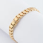 Gouden schakel armband