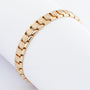 Gouden schakel armband