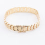 Gouden schakel armband