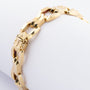 Gold link bracelet