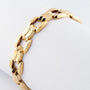 Gold link bracelet