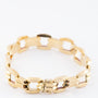 Gold link bracelet