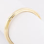 Gouden bangle met scharnier sluiting