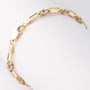 White/yellow gold link bracelet