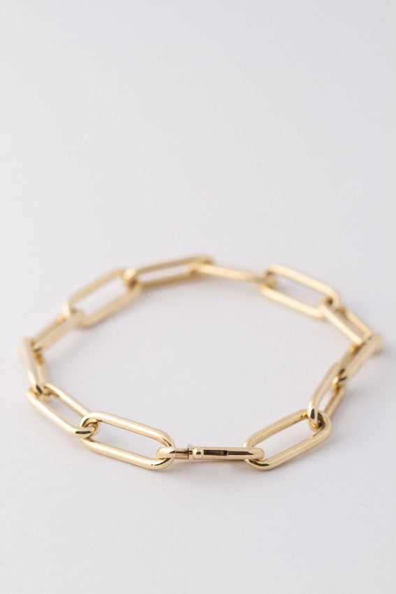 Gouden close-4-ever schakel armband