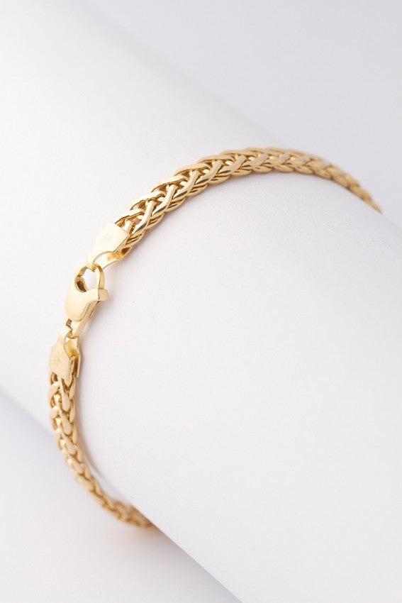 Gouden schakel armband