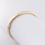Gouden bangle met scharnier sluiting