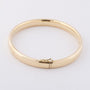 Gouden bangle met scharnier sluiting