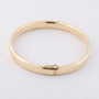 Gouden bangle met scharniersluiting