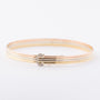 Gouden tri-color bangle met 7 briljanten