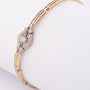 Gouden schakelarmband met briljanten