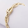 Gold link bracelet