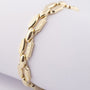 Gold link bracelet