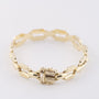 Gold link bracelet