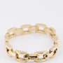 Gold link bracelet