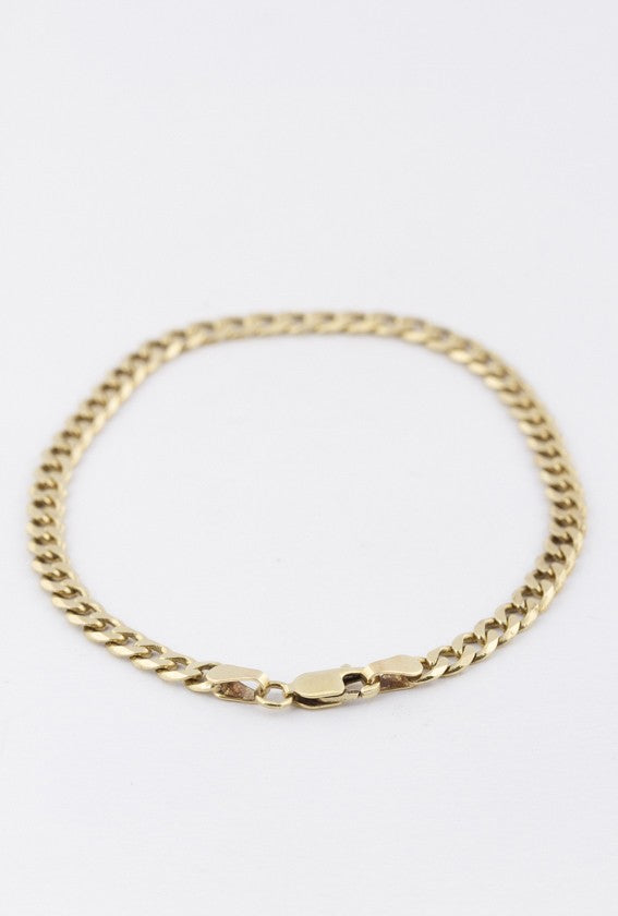 Gouden schakelarmband