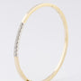 Gouden bangle met briljanten