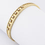 Gold bracelet with diamonds