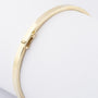Gold solid bangle