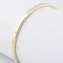 Gold solid bangle