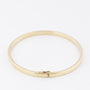 Gold solid bangle