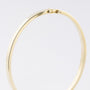 Gold solid bangle