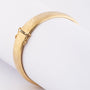 Gold engraved bangle