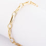 Gold close-4-ever link bracelet (Model Lapidee)