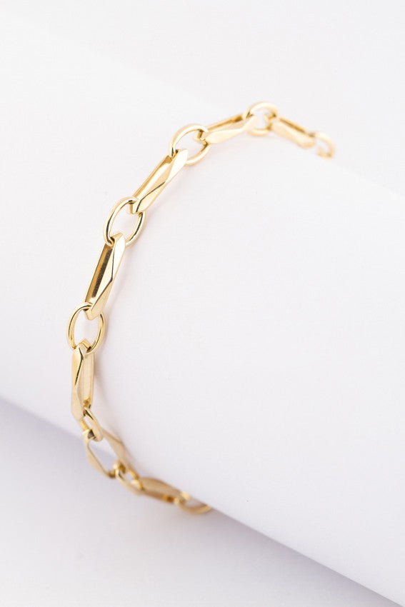 Gold close-4-ever link bracelet (Model Lapidee)