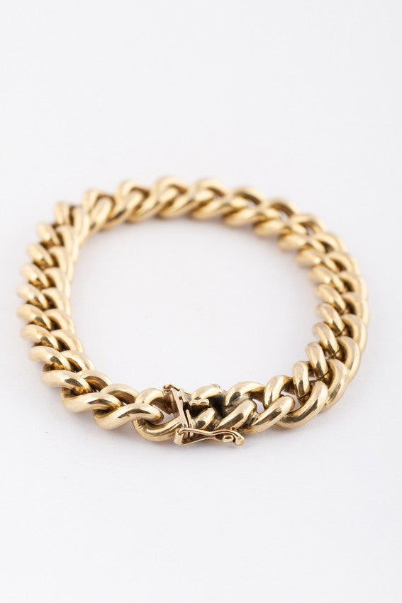 9 carat solid gourmet bracelet (Bwg)