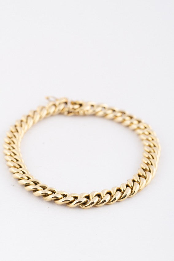 Oude gouden gourmet armband