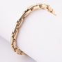 Gold link bracelet