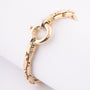 Gold link bracelet
