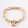Gold link bracelet
