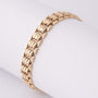 Gold link bracelet