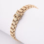 Gold link bracelet