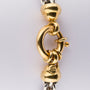 White/yellow gold link bracelet