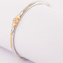Wit/geel gouden armband van Le Chic met briljant
