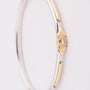 Wit/geel gouden armband van Le Chic met briljant