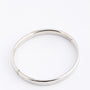 White gold bangle bracelet