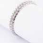 White gold link bracelet