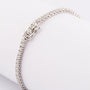 White gold tennis bracelet with 70 diamonds