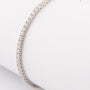 White gold tennis bracelet with 70 diamonds