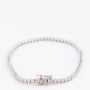 White gold tennis bracelet with 70 diamonds