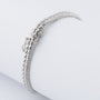 White gold bracelet with sapphires and diamonds