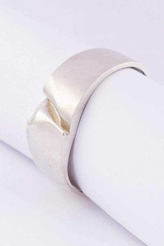 Silver clamp bracelet from the Lapponia brand.