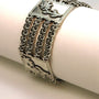 Silver link bracelet