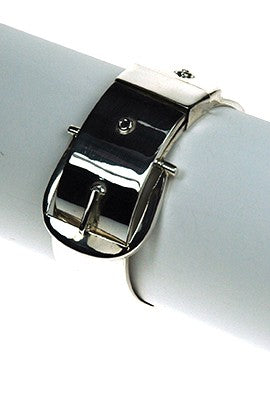Silver buckle bracelet
